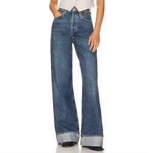 AGOLDE Dame High Rise Wideleg. Size 27